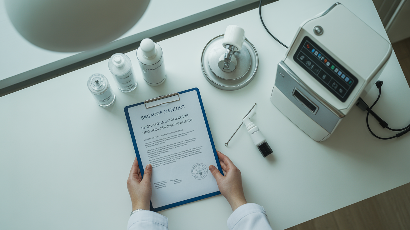 Consultation sécuritaire avec certifications médicales et équipements professionnels