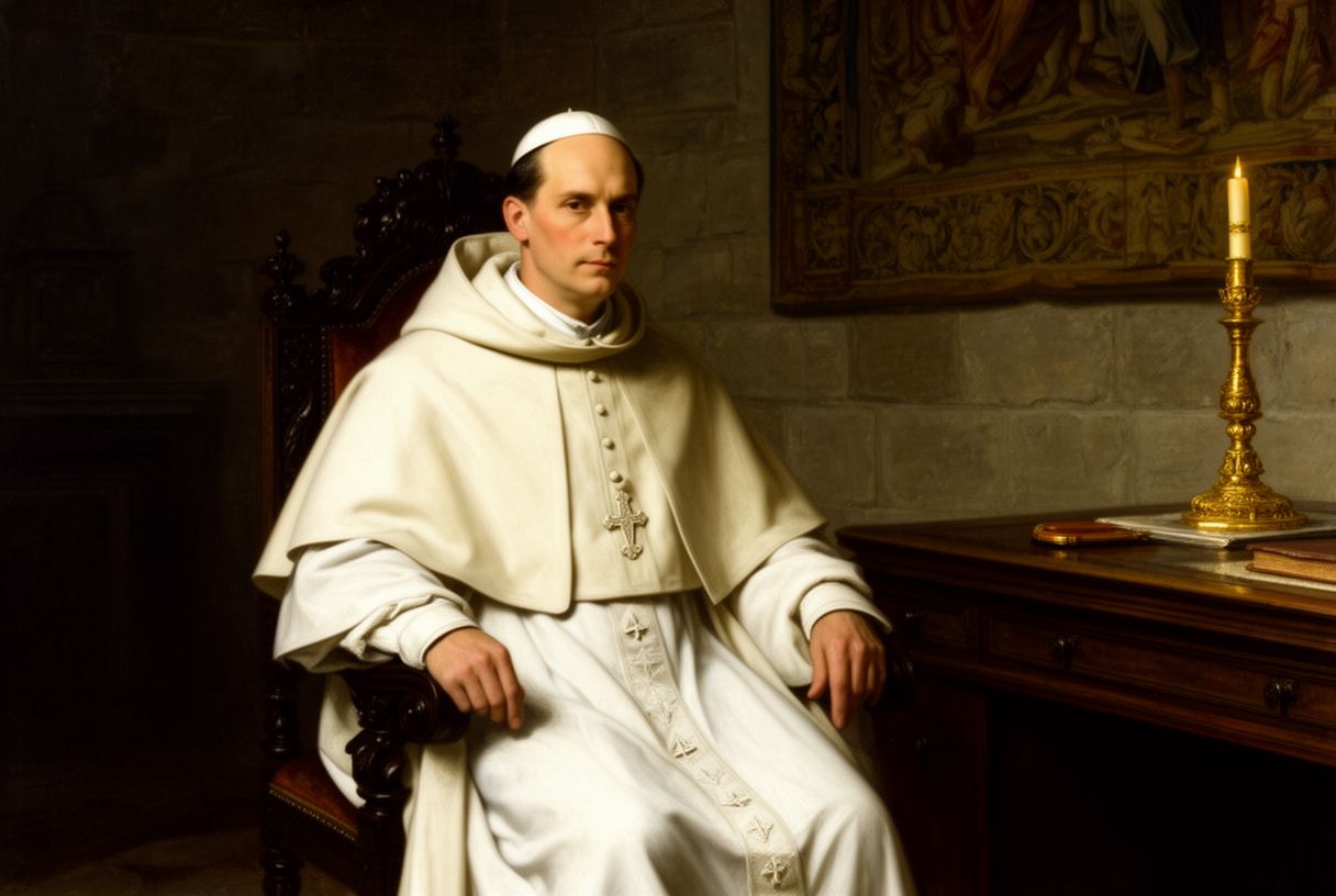 Pourquoi le pape est-il toujours habillé en blanc ?