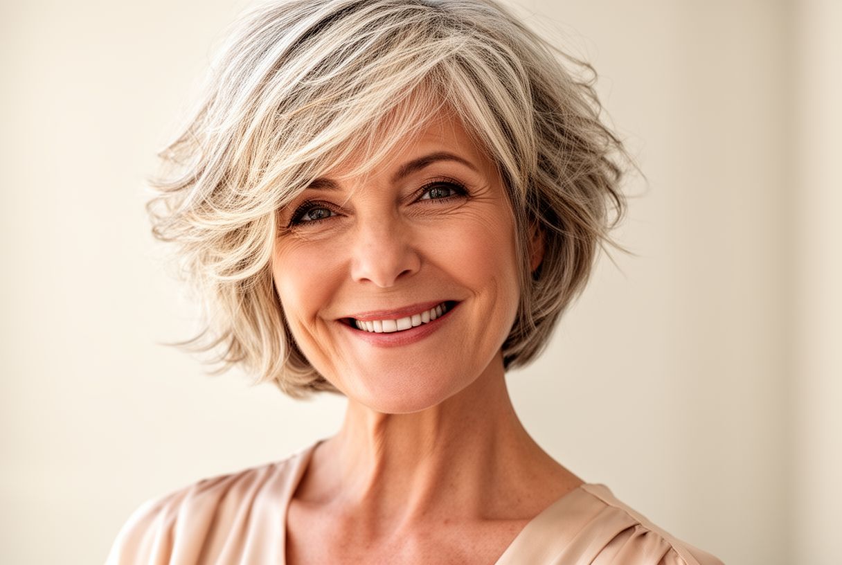 Coupes courtes effilées femme 60 ans : le guide 2026