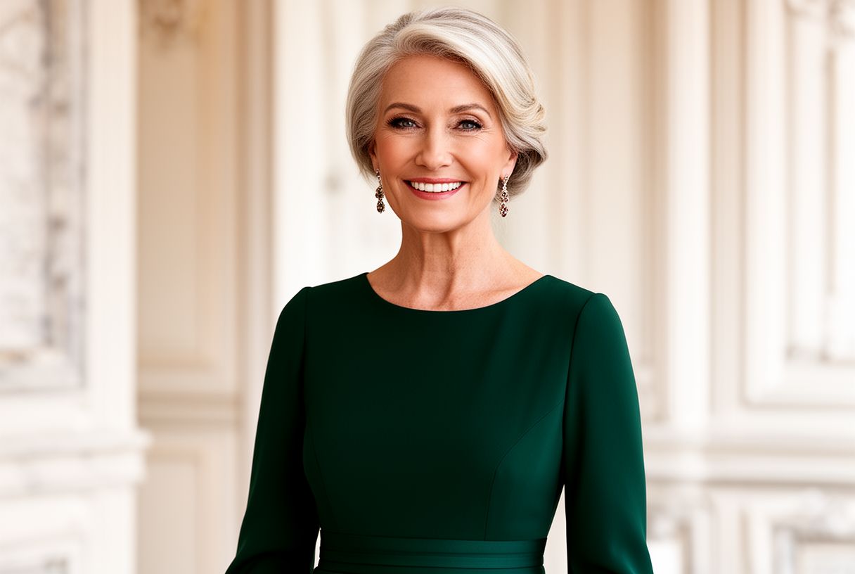 Robe de cérémonie femme 60 ans : le guide élégance 2026
