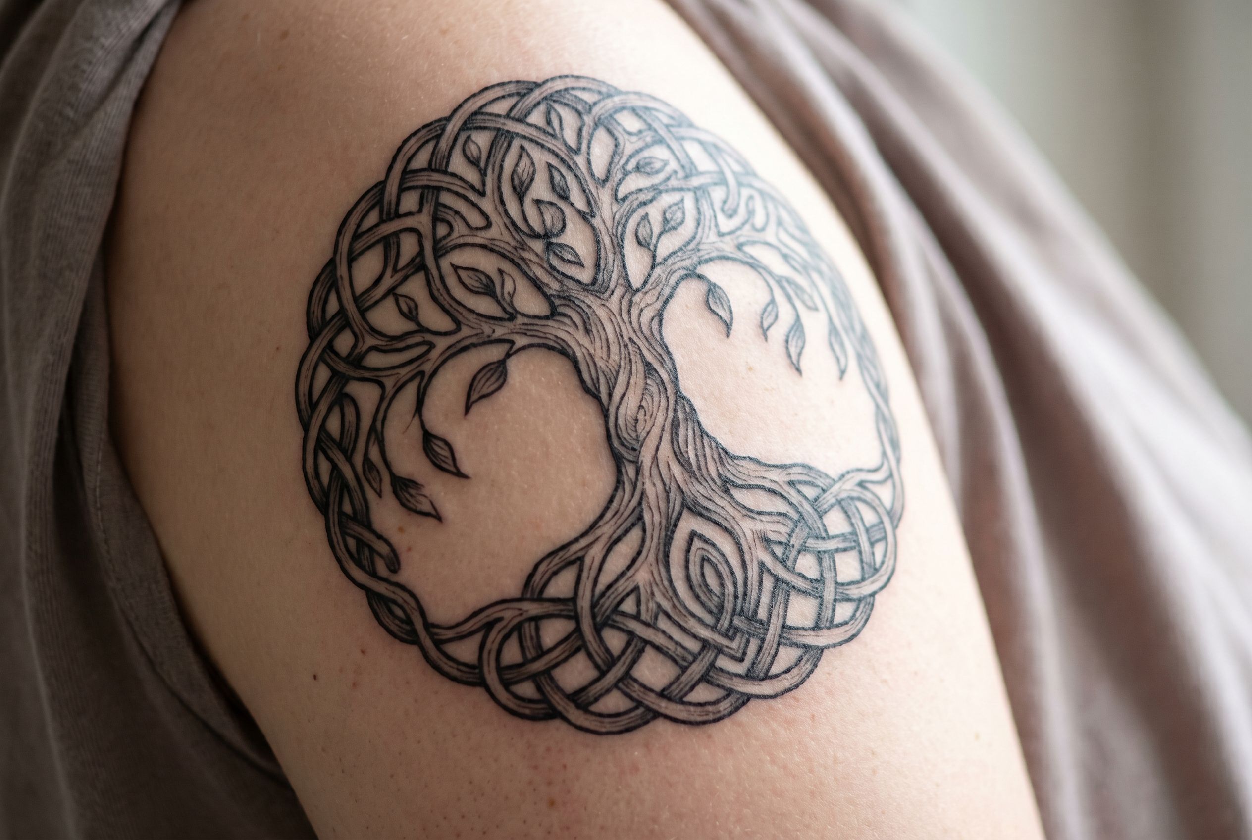 Tatouage arbre de vie sur l'avant-bras