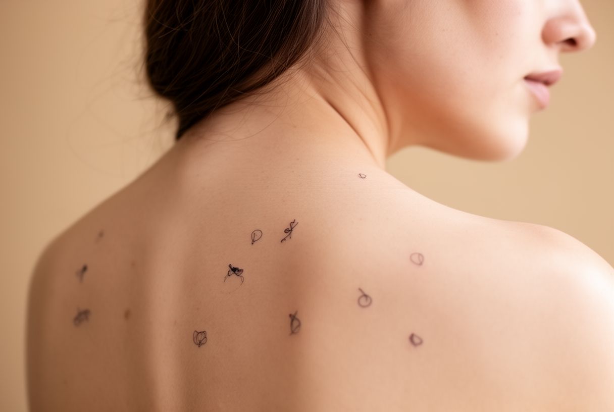 Micro-tatouages éparpillés : la tendance qui divise vraiment ?