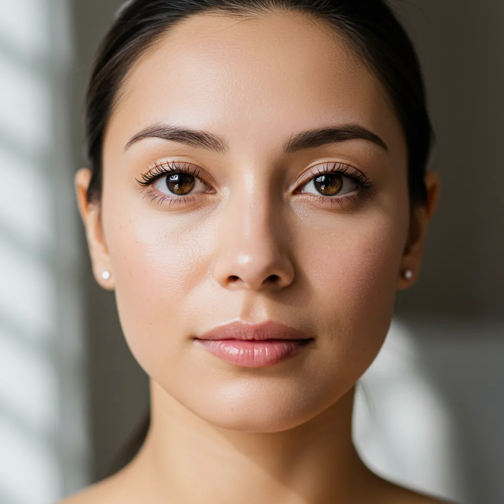 Résultat visible d'une application correcte du contour des yeux le soir : regard reposé et yeux décongestion