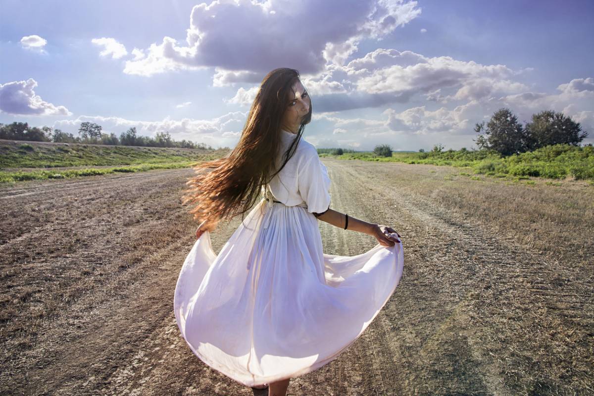 robe bohème tissu fluide