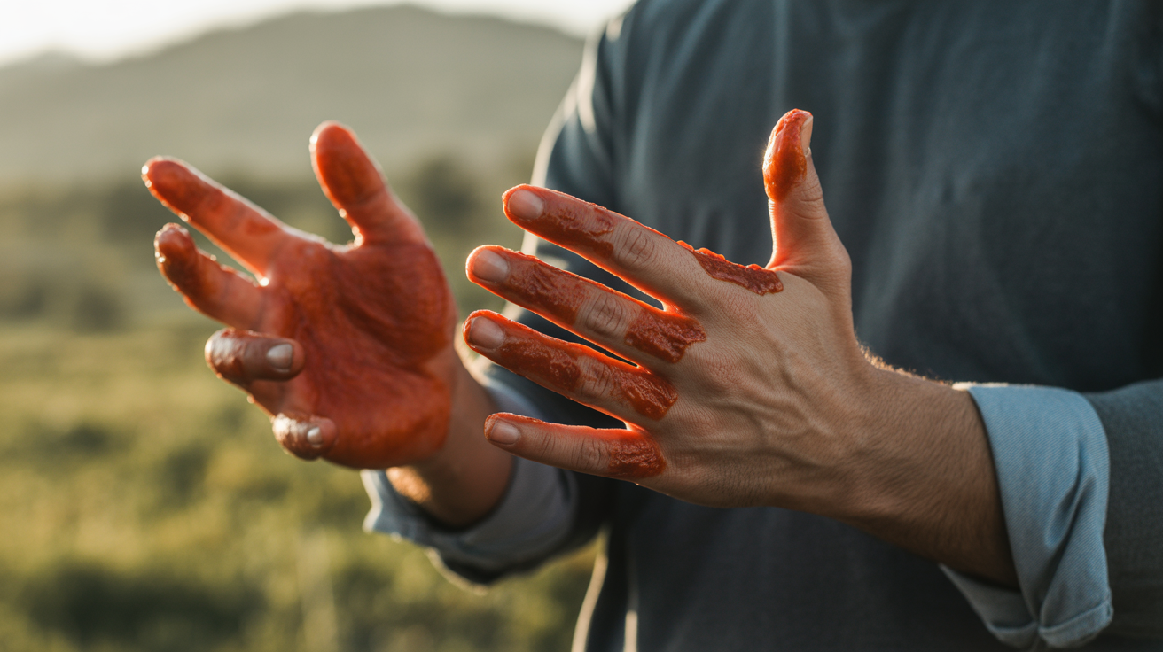 Brûlure piment main : combien de temps et que faire ?
