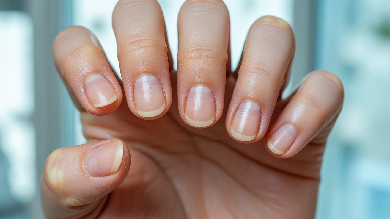 Ongles sains après guérison complète d'une infiltration bactérienne