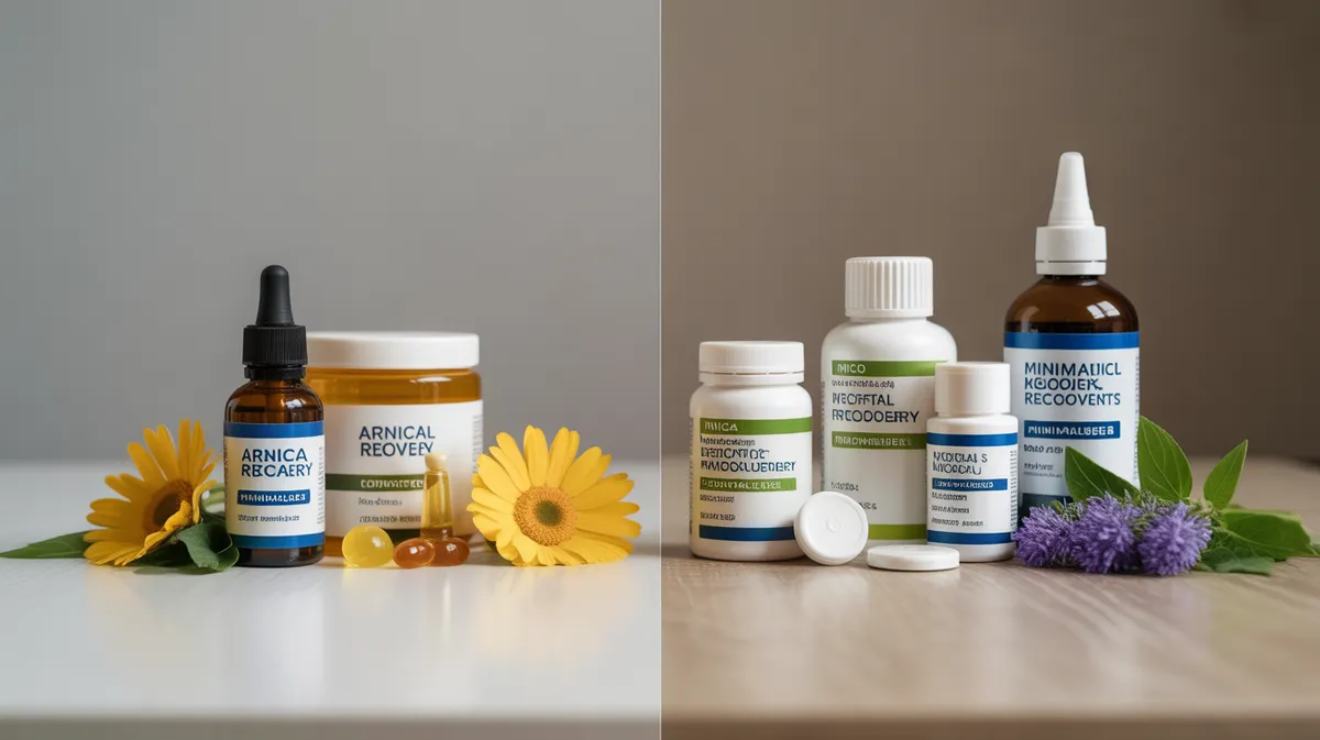 Comparaison entre solutions naturelles et médicamenteuses pour traiter les courbatures après le ski